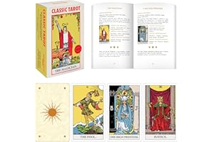 Wyspell Classic Tarot Cards for Beginners - Original Tarot Cards with Guide Book - Beginner Friendly - Traditional Tarot Deck