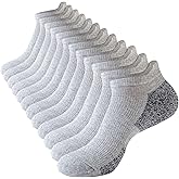 Sock Amazing 6 Pairs Unisex Premium Cotton Socks Soft Cushion No Show Sock Non Slip Low Cut Ankle Socks for Men Women Running