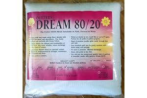 AODYOW Quilter's Dream 80/20, Natural, Select Loft Batting - Double Size 96"X93"