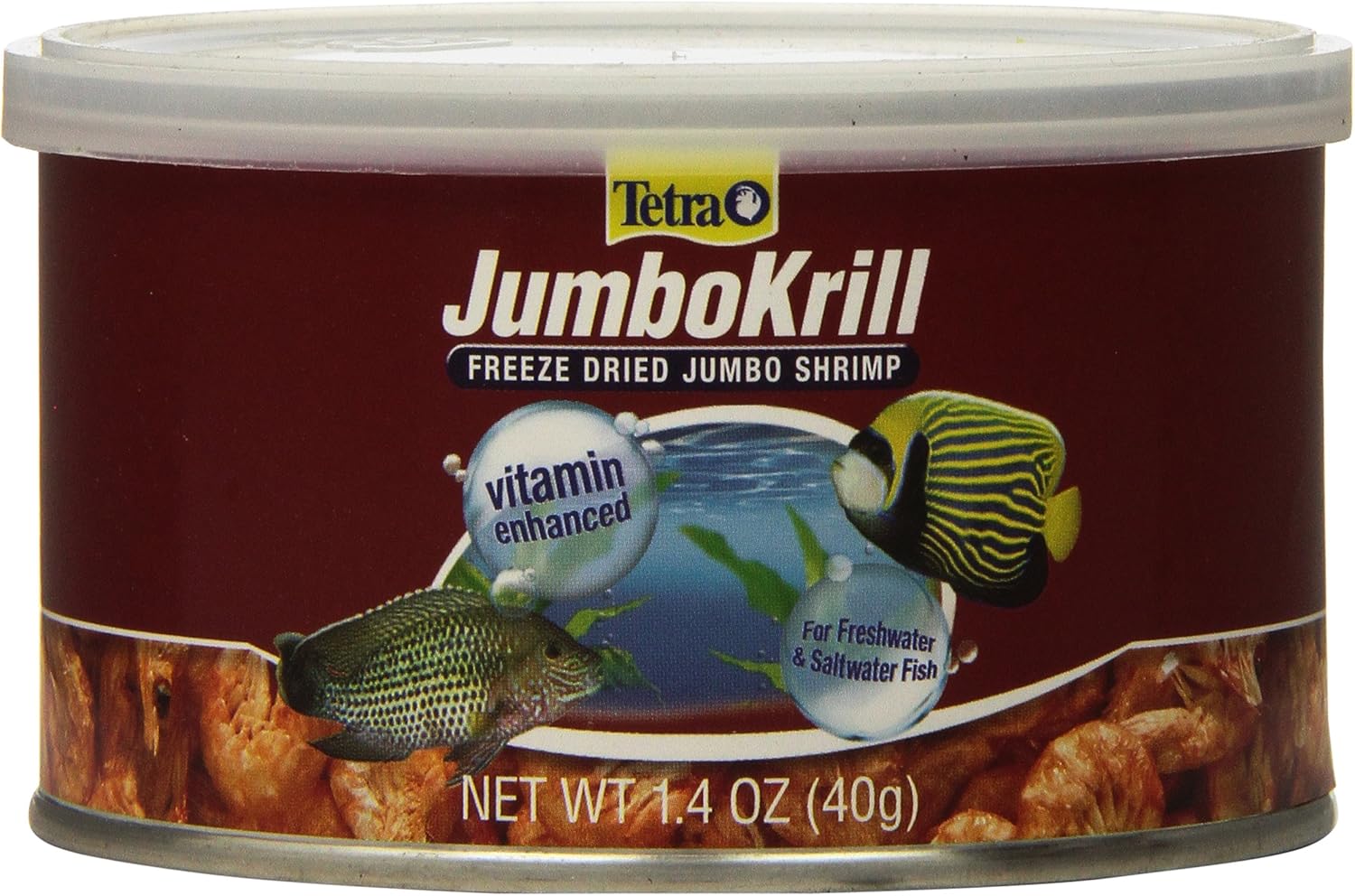 Tetra JumboKrill Freeze Dired Jumbo Shrimp, Vitamin Enhanced