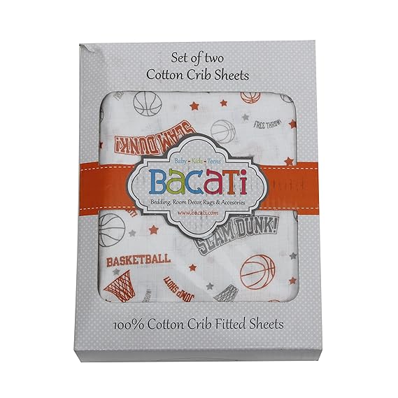 basketball crib sheets