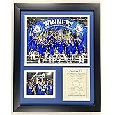 Legends Never Die, Inc. Chelsea FC | 2020-2021 UEFA Champions League Winner | 12"x15" Framed Photo Collage