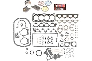 EVERGREEN PET SUPPLIES Evergreen Engine Rering Kit FSBRR5005EVE Compatible With 89-92 Mitsubishi Eagle Plymouth 2.0 4G63 4G63T Full Gasket Set, Standard Size Main Rod Bearings, Standard Size Piston Rings