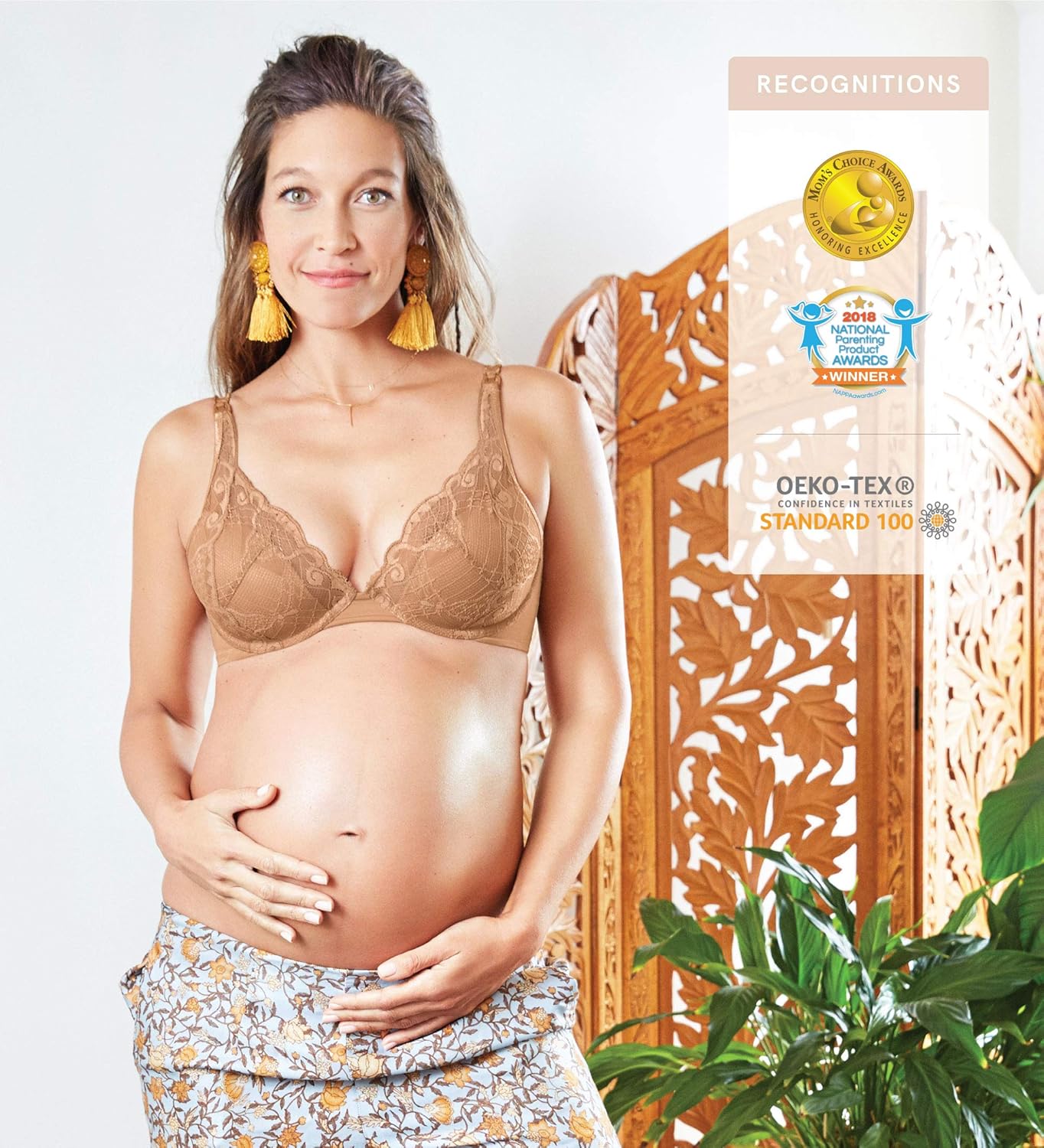 Cake Maternity Truffles Nursing Lace Bra for Breastfeeding, Sexy Maternity Bra: Clothing