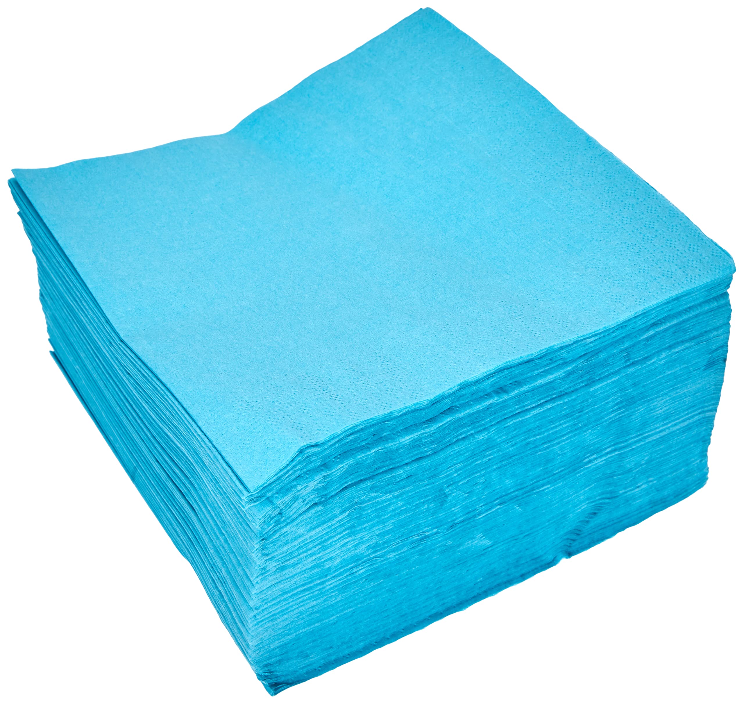 Saten ser42208084 Collection, Napkin 40 x 40, 2 Layers, 1/4 Fold, 100 Napkins, 2 Layers Lisa with Valance, Turquoise