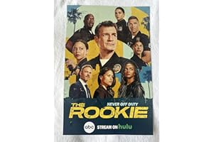 THE ROOKIE - 12"x18" Original Movie TV Poster SDCC 2025 Nathan Fillion Hulu