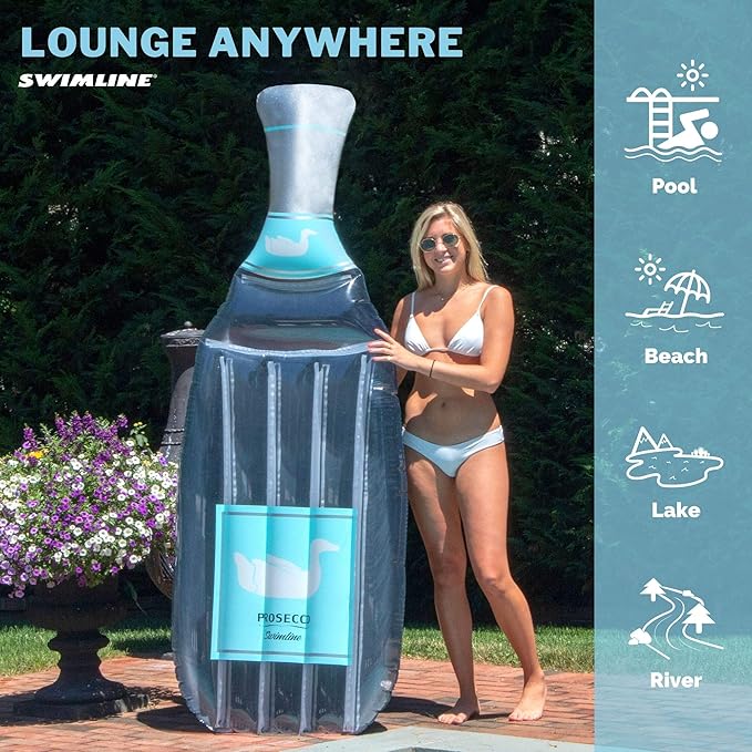 prosecco pool float