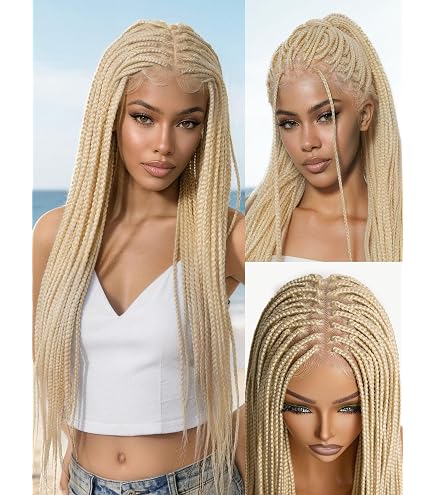 Amazon.com : Sensationnel lace front wig - cloud 9 4x4 braid lace