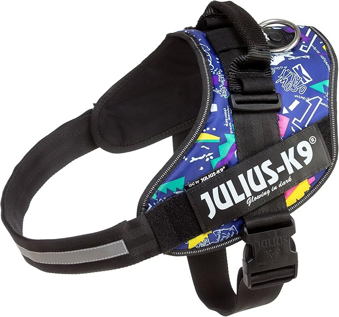 JuliusK9 16IDCHAPPY3 IDC Powerharness, Dog Harness, Size 3, Happy