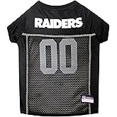 NFL Pet Supplies Oakland Raiders CHICAGO BEARS MESH JERSEY for DOGS CATS, Los Vegas Raiders, Large US
