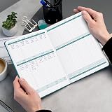 Clever Fox Income & Expense Tracker – A5 Ledger Notebook, 1 Year view 6