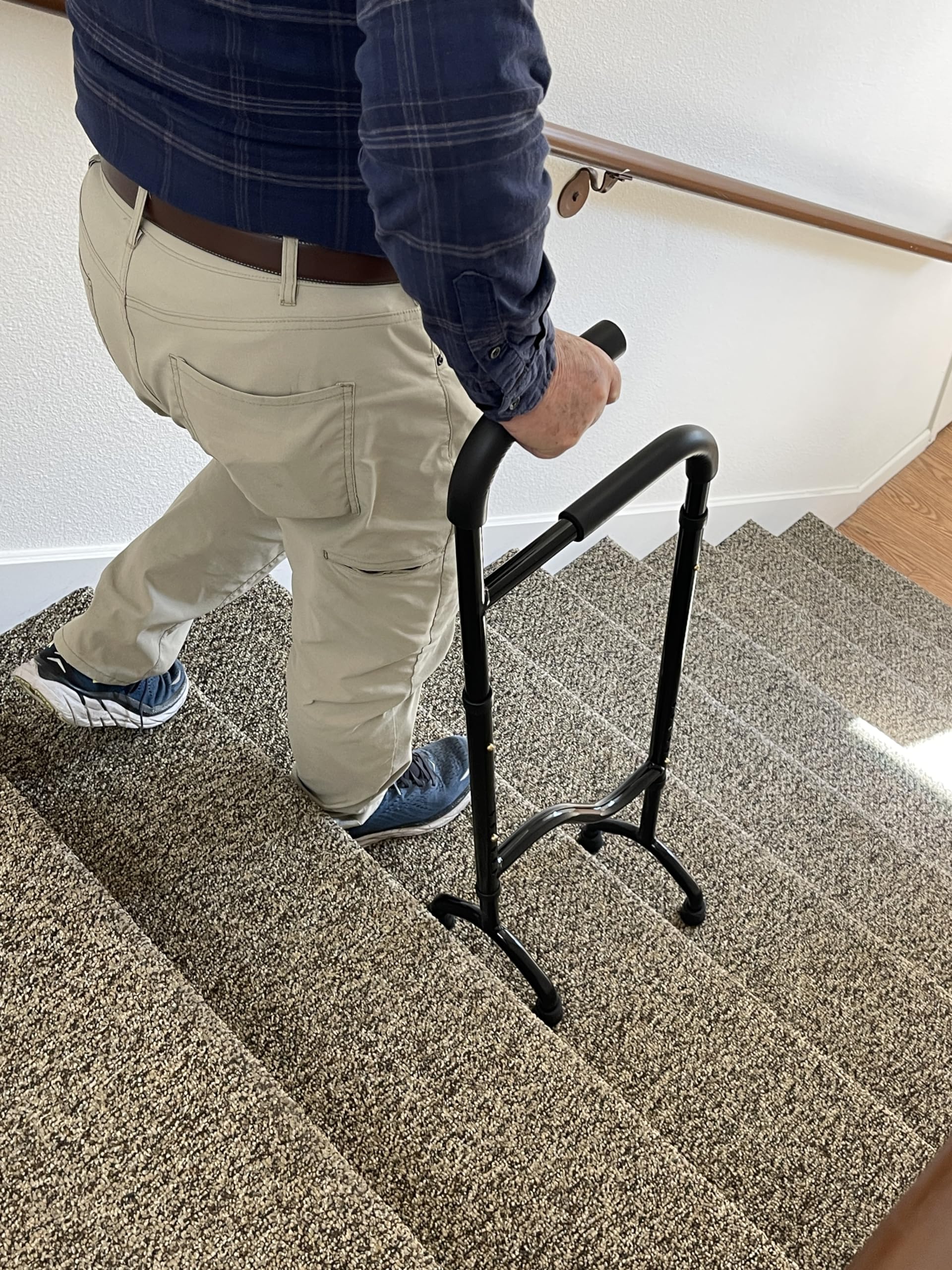 Photo 1 of Rock Steady Cane Stair Assist Cane – Less Effort Going Up, Less Impact Coming Down