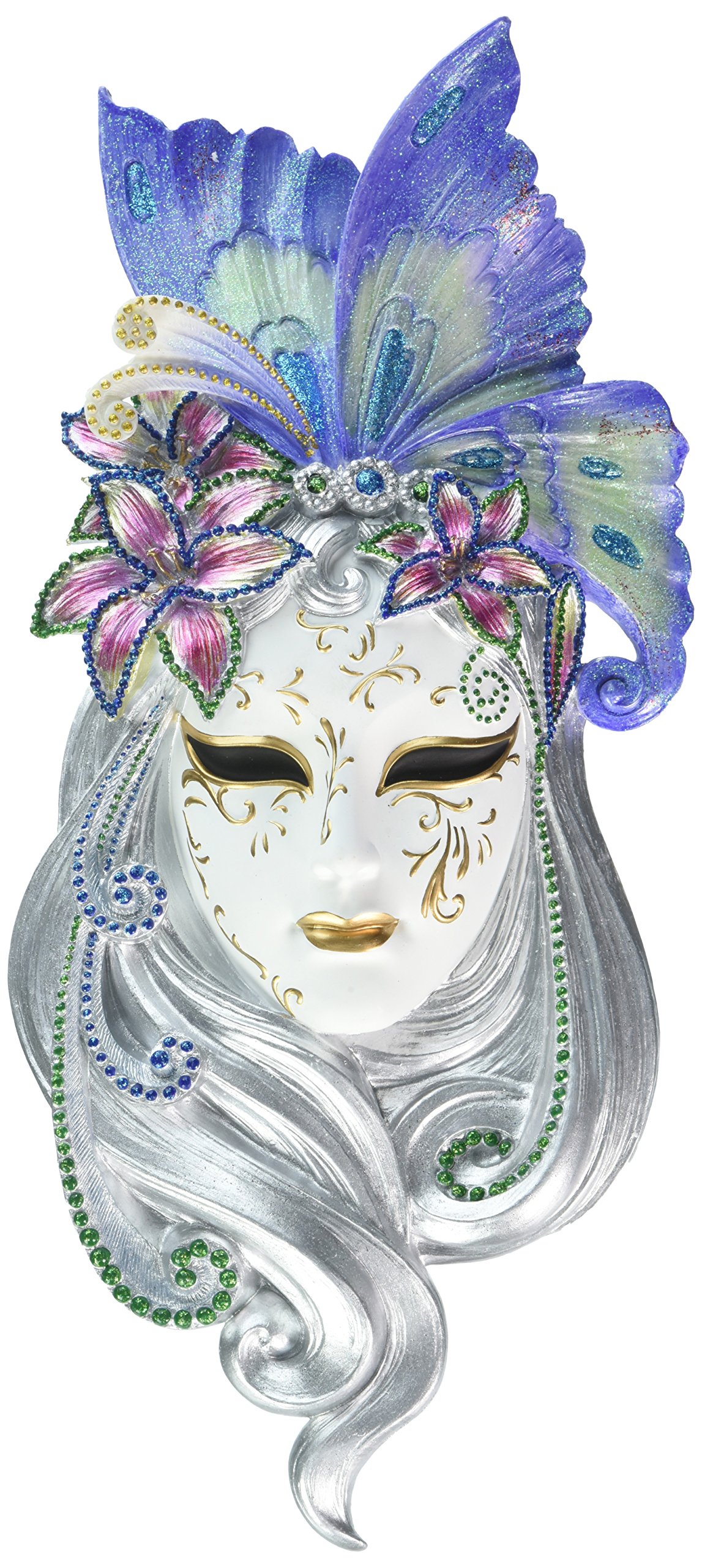 Art Deco Lady Butterfly Venetian Mask Wall Decor | eBay