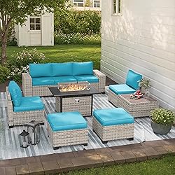 Muphyers 9-Piece Outdoor Patio Furniture Set with