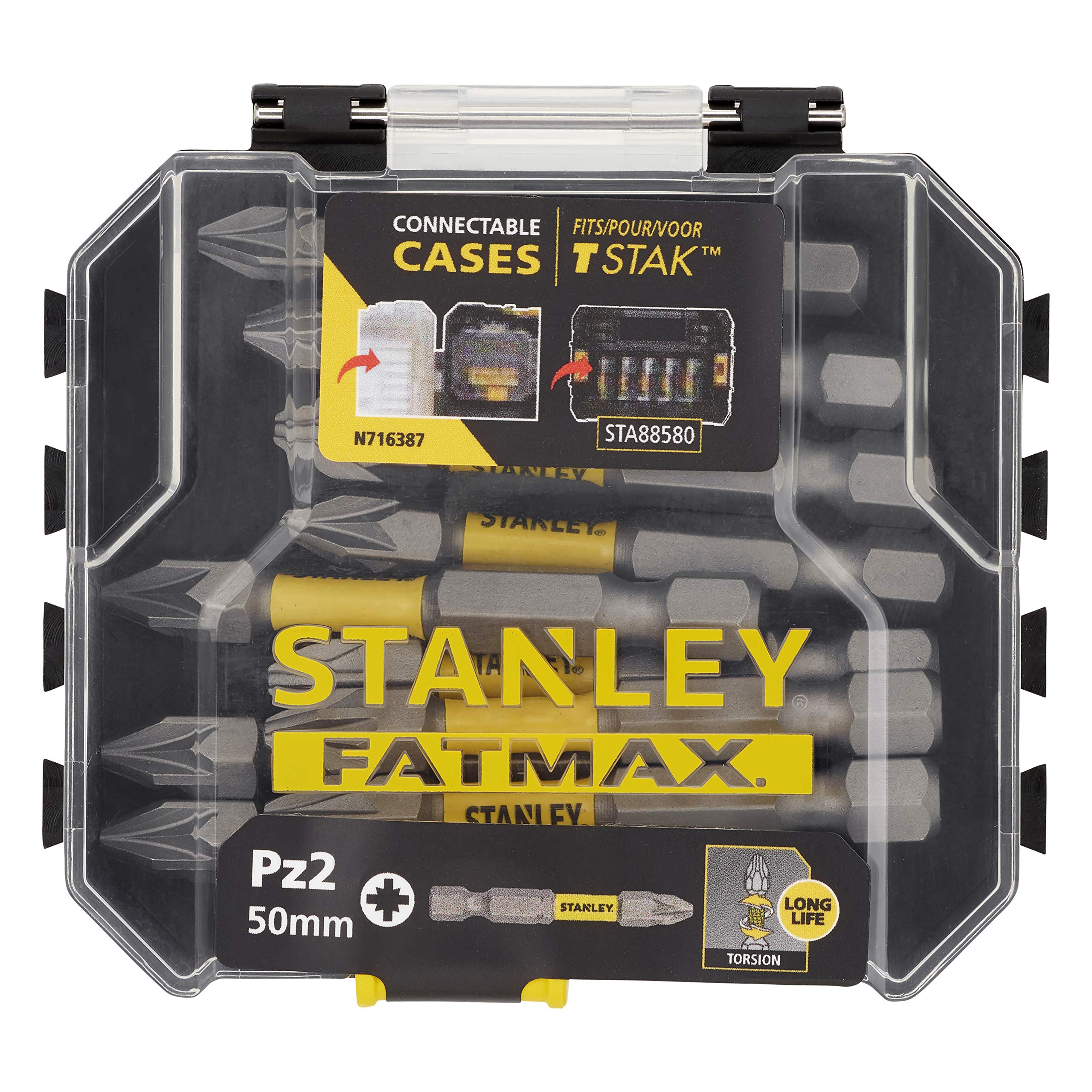 STANLEY STA88572-XJ 50mm STANLEY® FATMAX® 10 Impact Loose Tip Storage Box