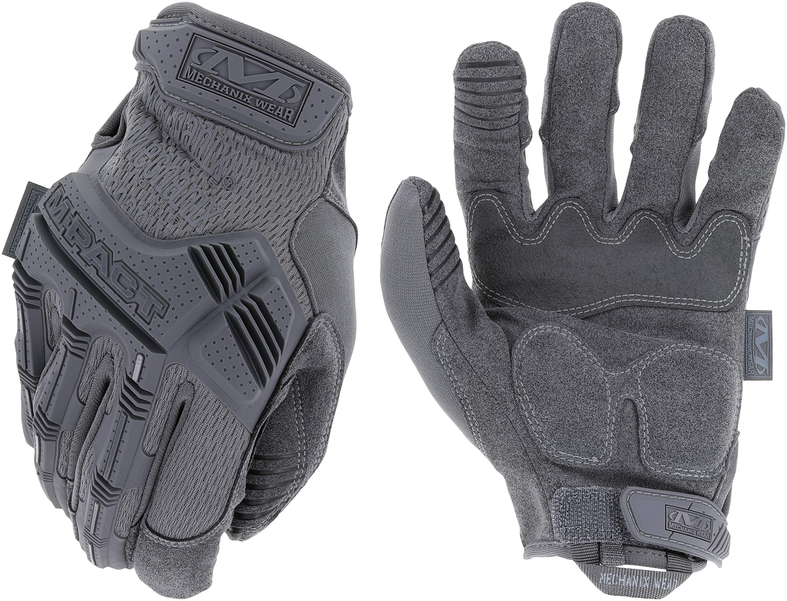 Mechanix Wear - M-Pact Wolf Grey Gloves (X-Large, Grey)