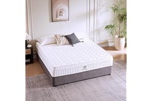 HUTURE BEDDING Full Size Mattress, 10 inch Medium Firm Hybrid Full Mattresses in a Box, Memory Foam Mattress with Pocket Springs, Pressure Relief & Motion Isolation, CertiPUR-US Certified