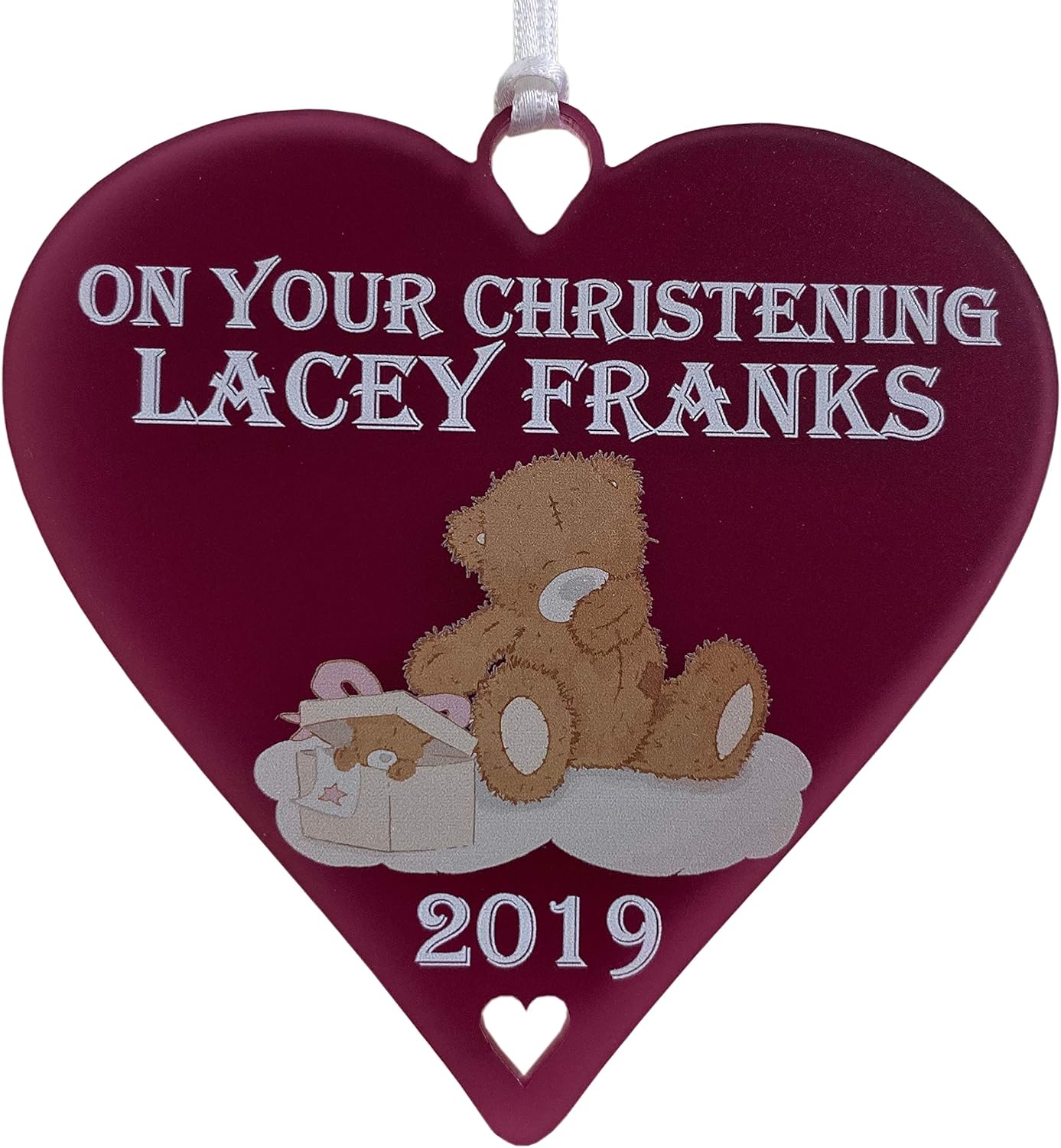 baby's first teddy bear personalised