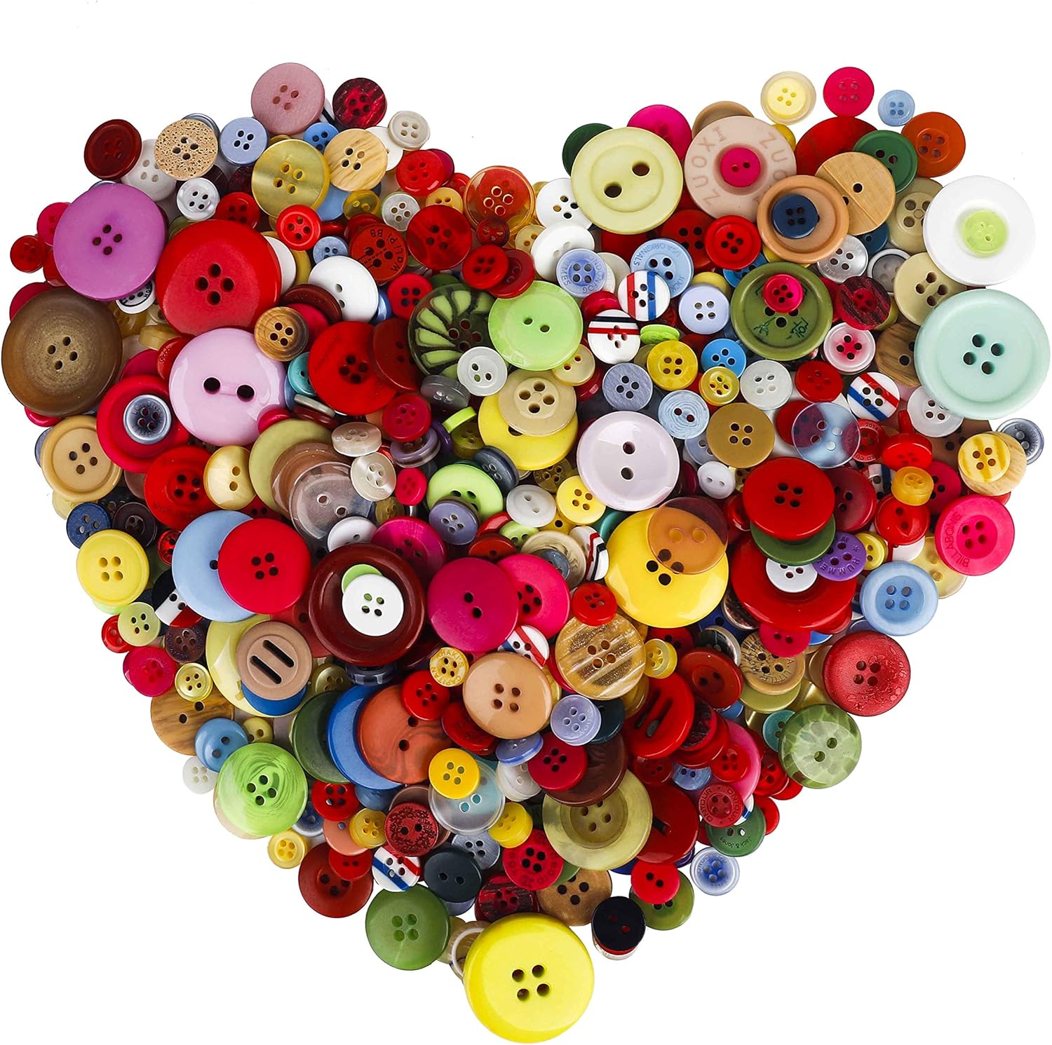 Colorful Buttons Crafts Round Button for Kids Handmade Decorative DIY