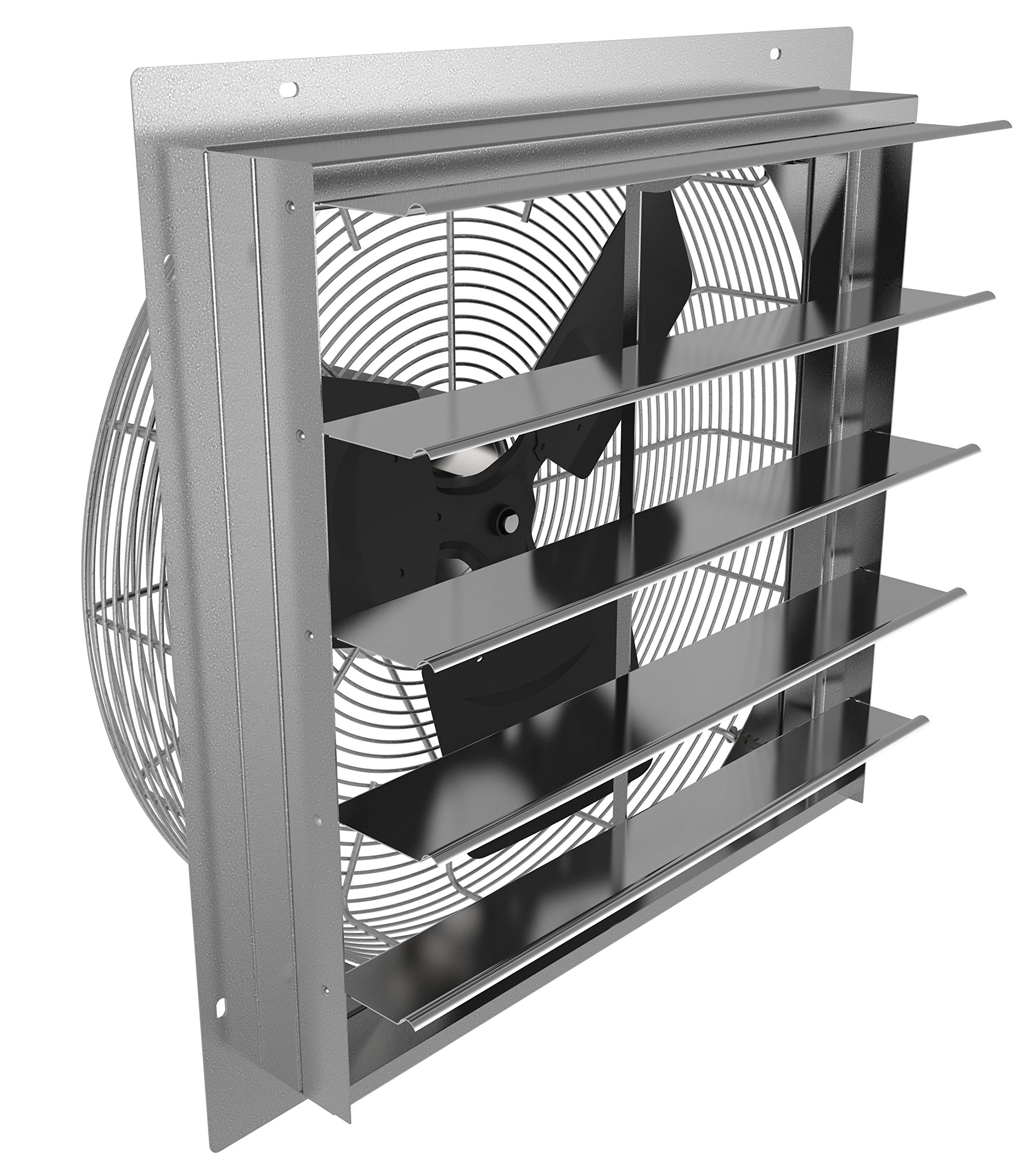 10" Industrial Exhaust Wall Mount Shutter Fan 2 Speed 4310 CFM Garage