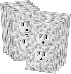Generic 10 PCS Bling Light Switch Cover and