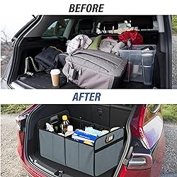 Simple Deluxe Car Trunk Organizer, 2 Compartments