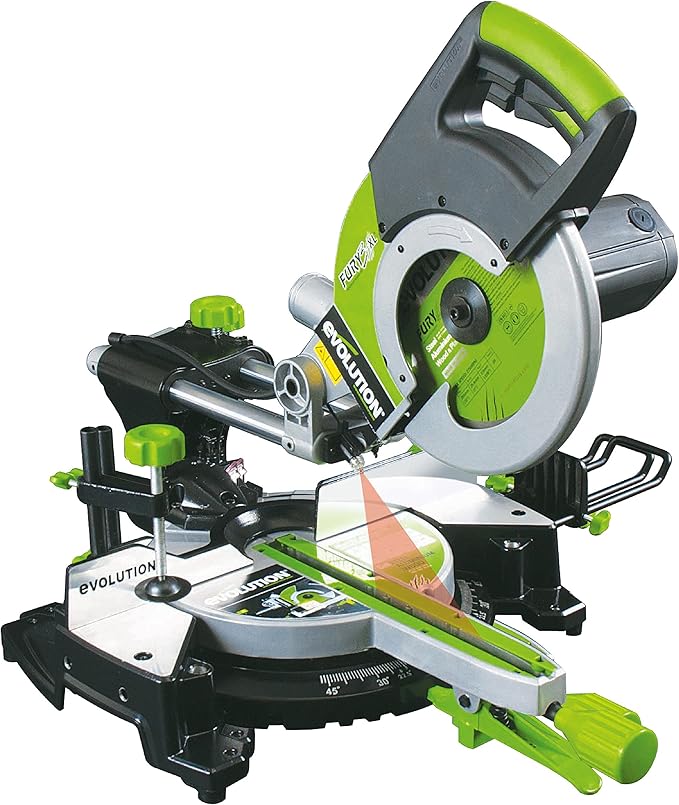 Evolution Fury 3XL 255mm Sliding Mitre Saw Amazon.es Bricolaje y herramientas