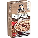Quaker, Gluten Free Instant Oatmeal, Maple & Brown Sugar, 8 Ct