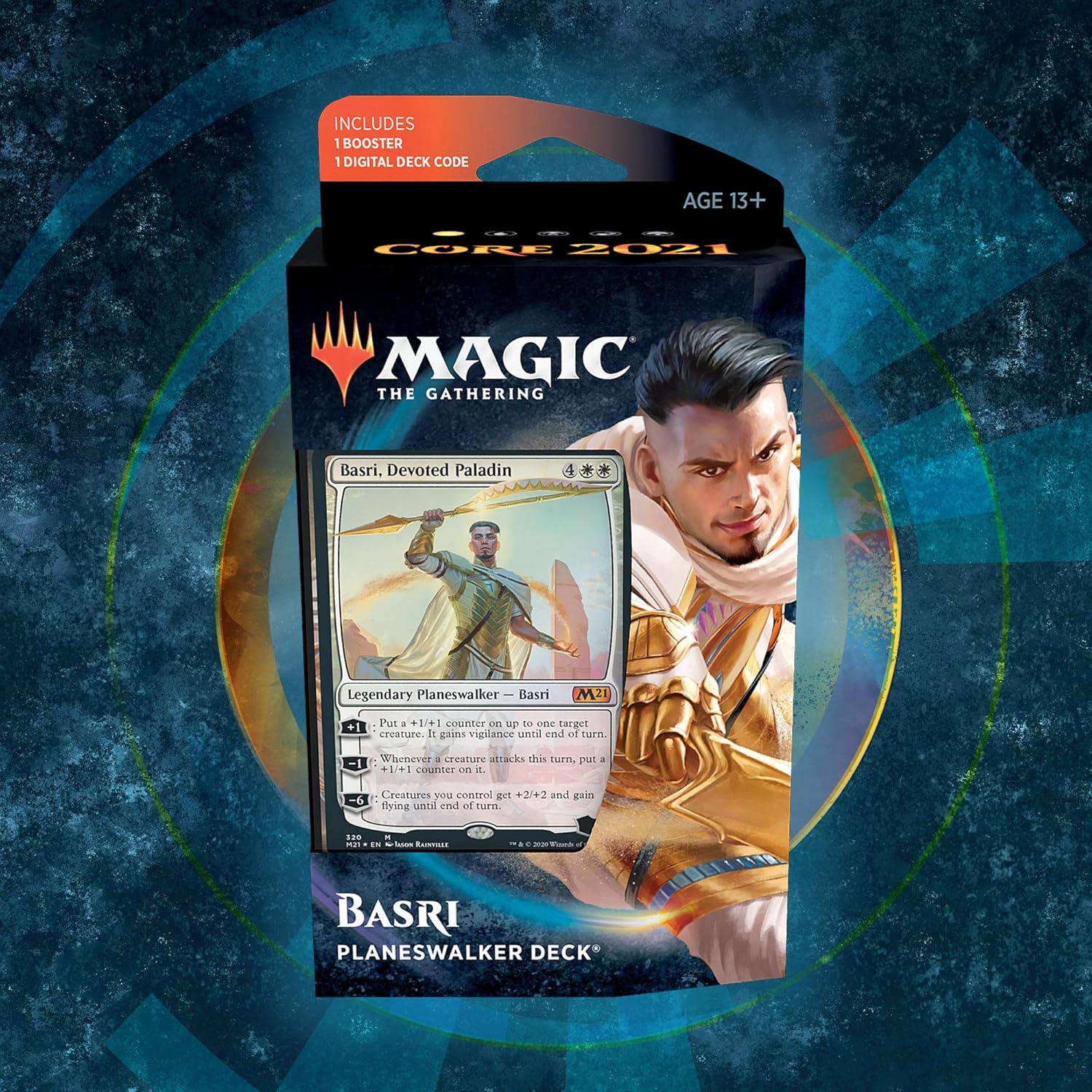 Magic: The Gathering Basri Ket, Devoted Paladin Planeswalker Deck (60 Card Starter Deck + 1 Booster), Multicolor - Image 4