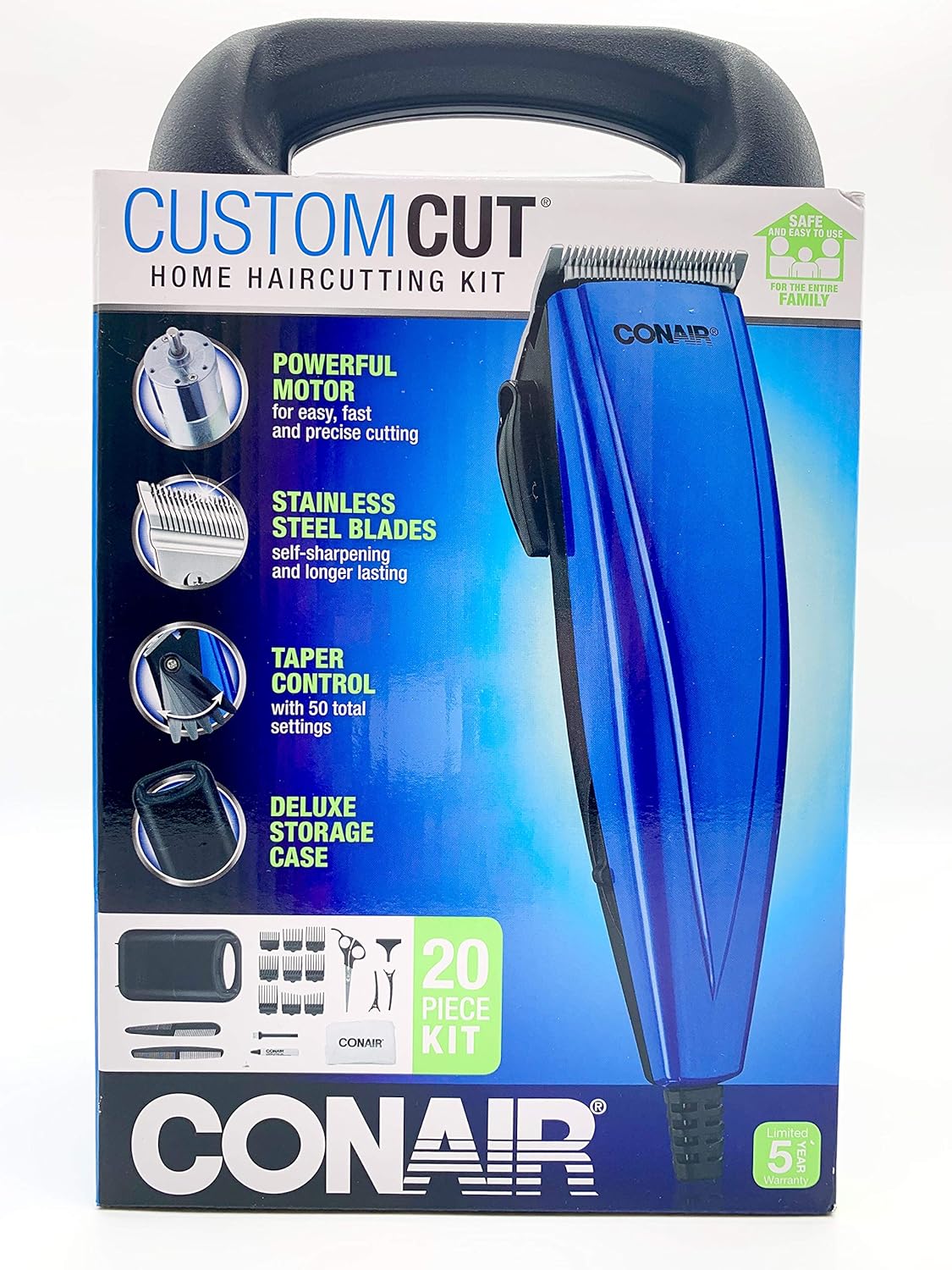 Conair Custom Cut 20 Piece Haircut Kit Hair Cutting Kits