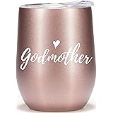 Lovely Godmother Gifts From Godchild 12oz Wine Glass Tumbler Godparent Proposal Announcement Gift Idea Perfect Baptism Keepsa