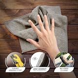 TDBS Microfiber Cleaning Cloth Large 40x40cm Grey 20 Pack view 2