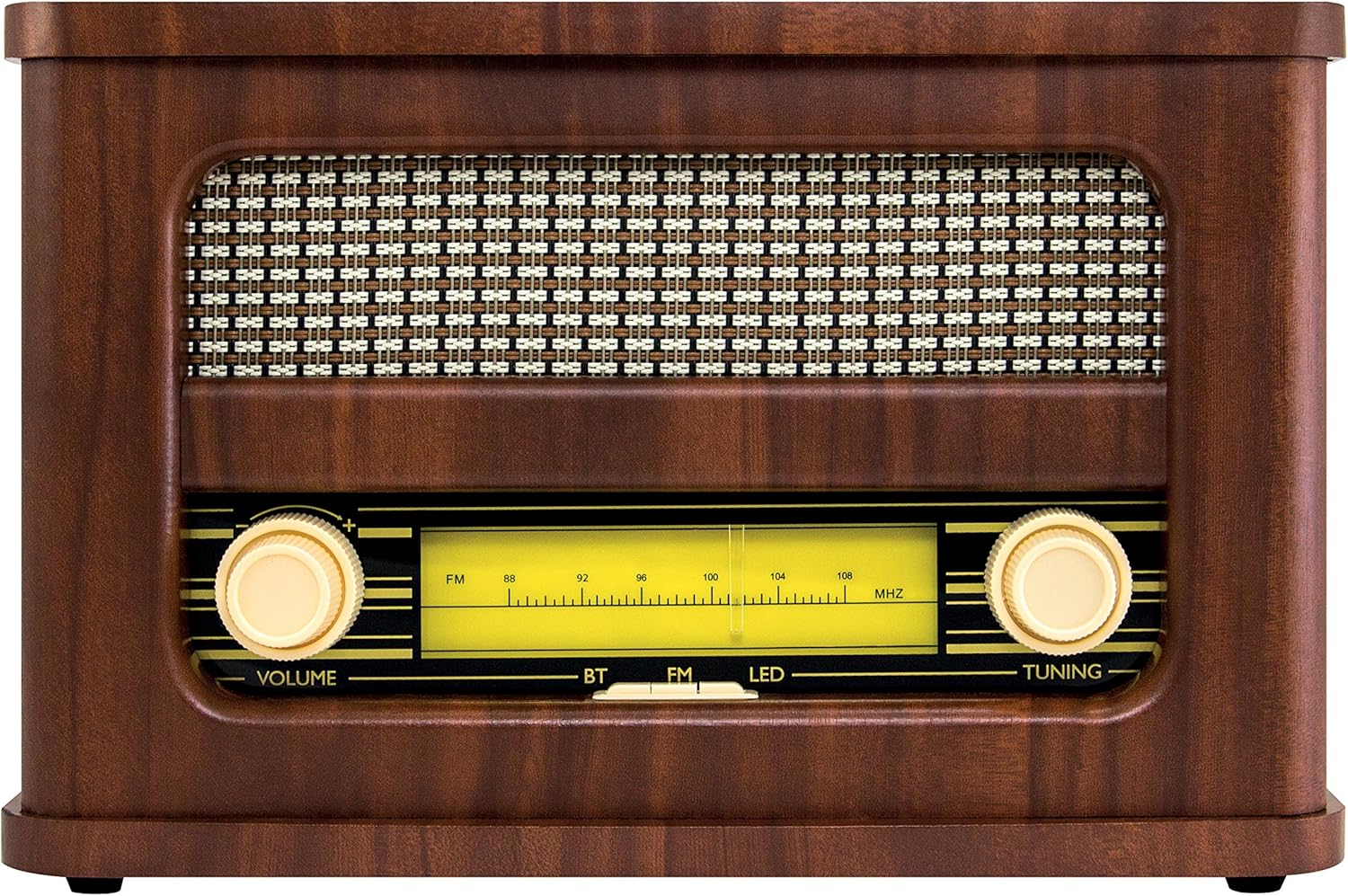 art & sound retro bluetooth speaker & fm radio