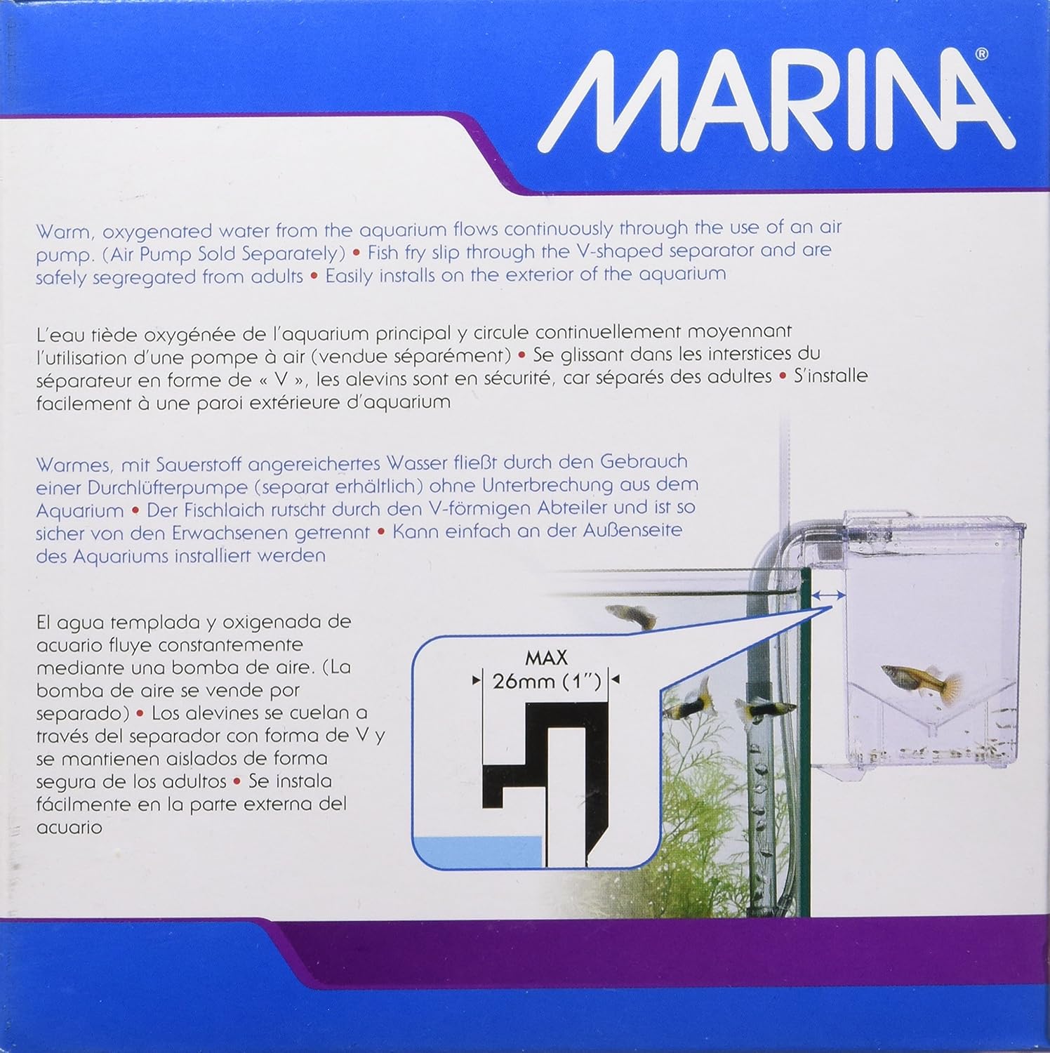 Marina Hang On Breeding Box Medium 12 Litre