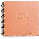 NIV, Spiral-bound Illustrating Bible: Psalms and Proverbs, Softcover Spiral, Coral: Draw, Write, and Reflect Your Way Through Scripture