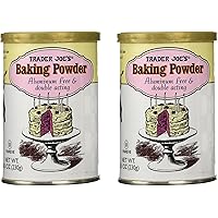Trader Joe's Baking Powder Double Acting 8.1 Oz (Pack of 2)