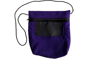 SUNCOAST SUGAR GLIDERS Bonding Carry Pouch for Sugar Gliders and other small pets (Purple)
