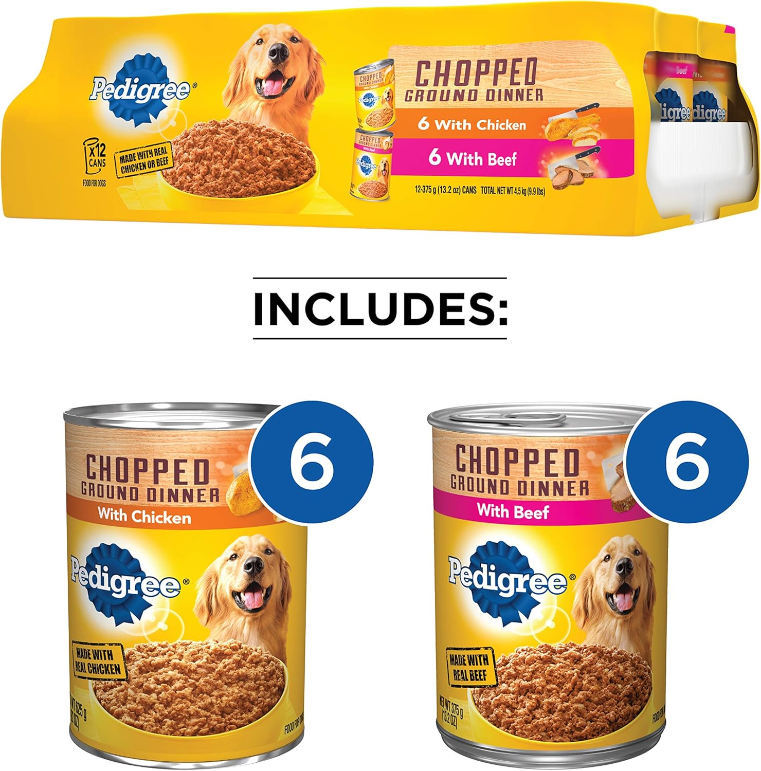 pedigree chopped chicken dog food