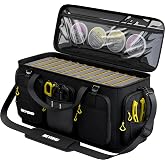 Beyond Fishing Hauler Tackle Bags &ndash; Water-Resistant with Hard Molded Bottom &ndash; Fishing Tackle Storage Bag for Freshwater &amp; Saltwater &ndash; Holds Tackle Boxes &amp; Fishing Gear