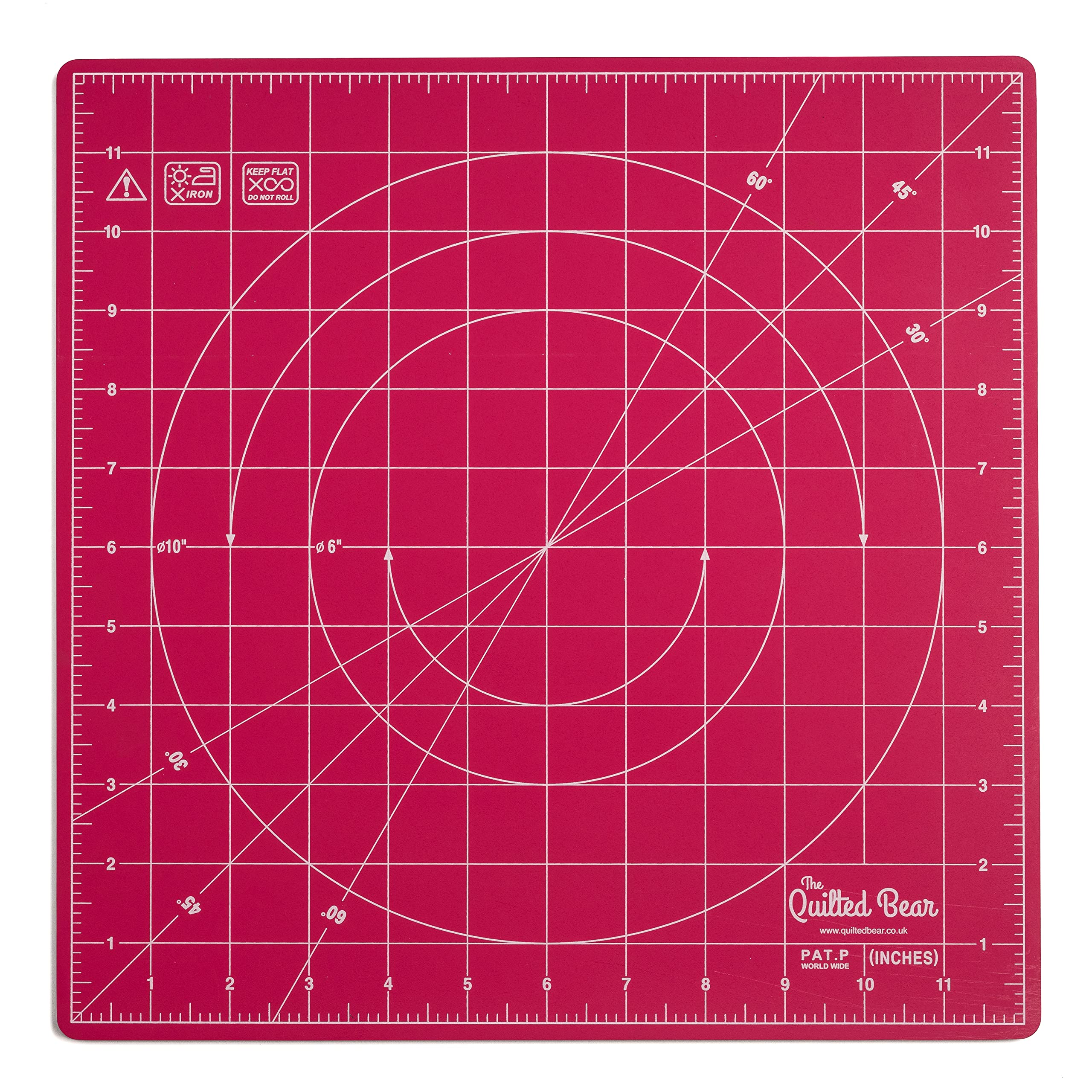 The Quilted Bear Rotating Cutting Mat 12