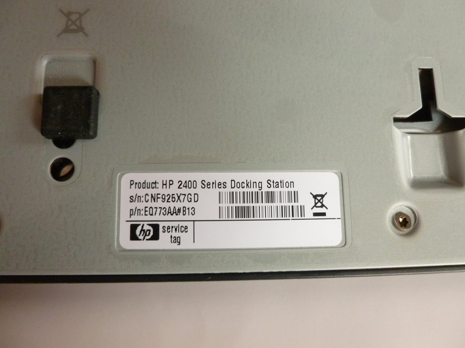 HP HSTNN-Q03X Docking Station - HP 2400 2500 Series 2510p NC2400 EliteBook  2530p: Amazon.co.uk: Computers & Accessories