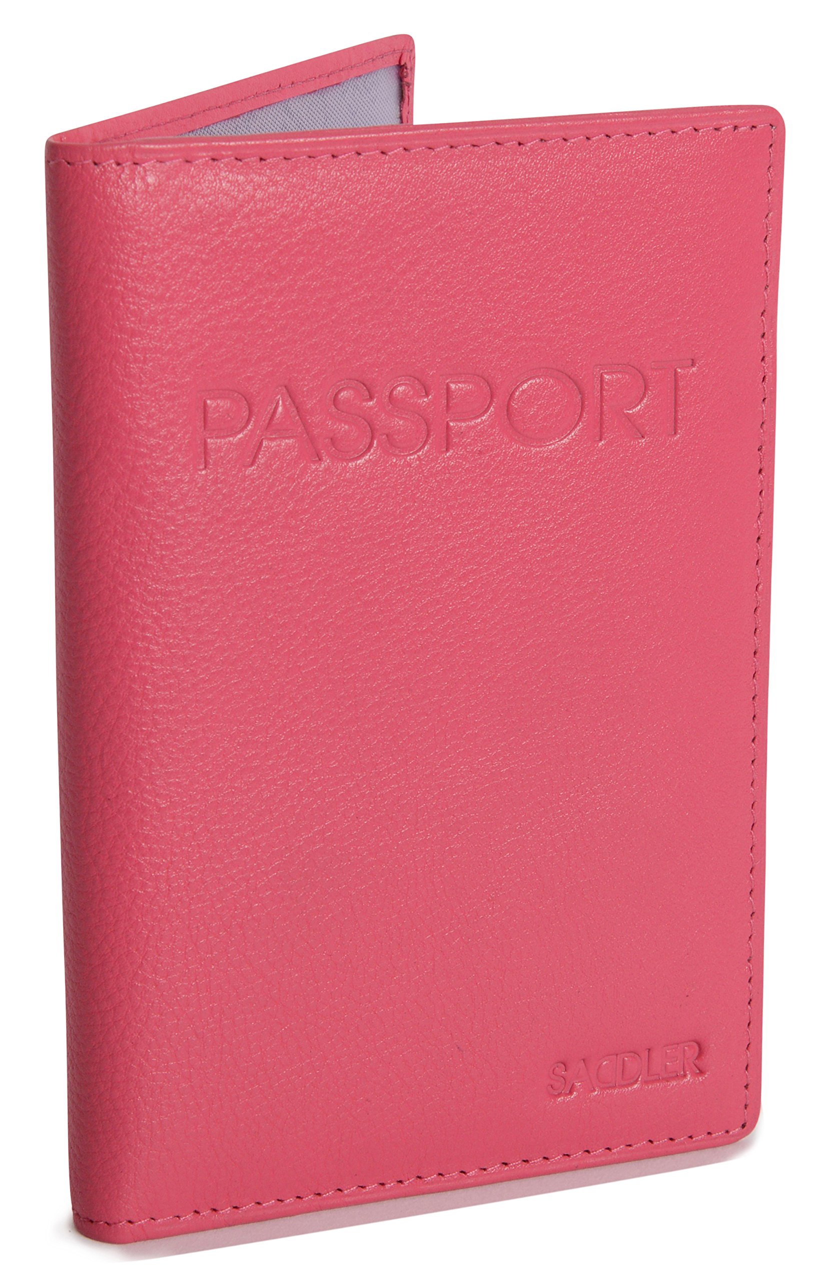 SADDLER "Harper Women's Luxurious Real Leather Passport Holder | RFID Travel Wallet for Passport, Credit & Debit Cards | Secure & Stylish Cover - Gift Boxed