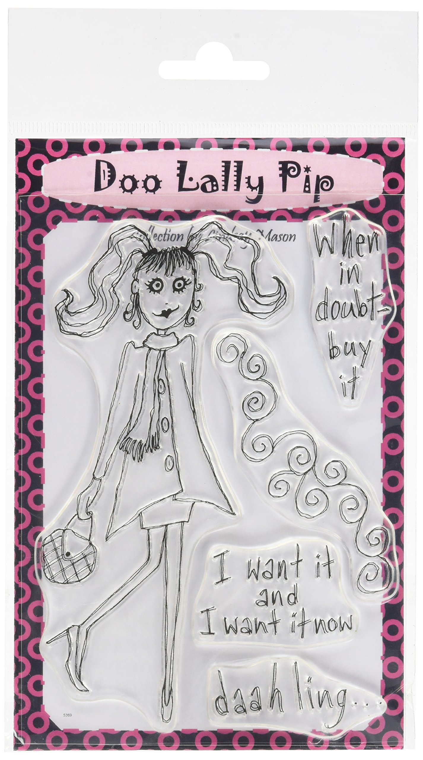 Lindsay Mason Designs A6 Daahling Clear Stamp