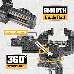 Dual-Purpose Combined Universal Vise 360° Swivel