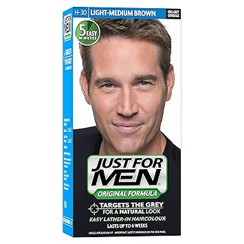 Amazon Com Just For Men H30 Medium Light Brown Hair Color 60 Ml