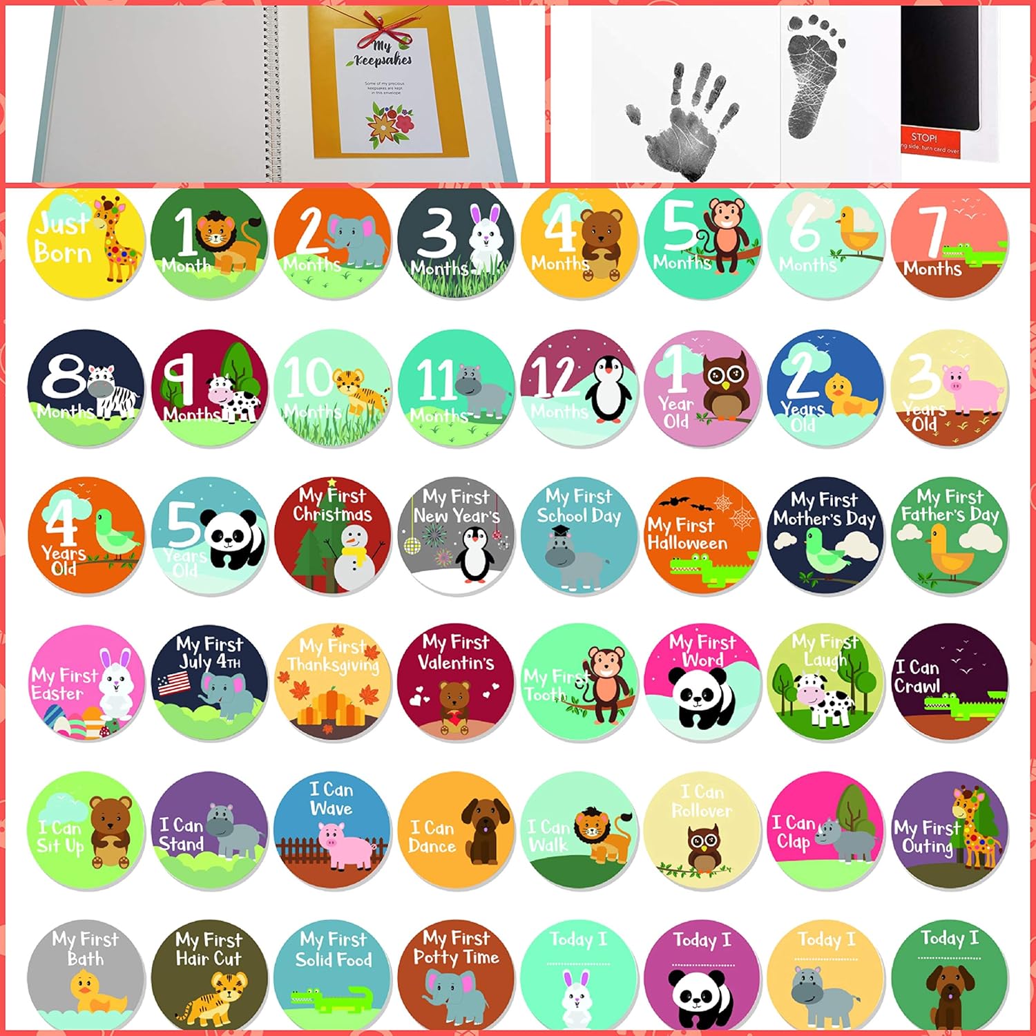 clean touch hand & footprint memory kit