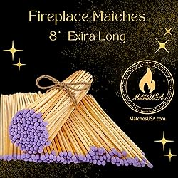 Extra Long 100 Color Safety Matches Bundle