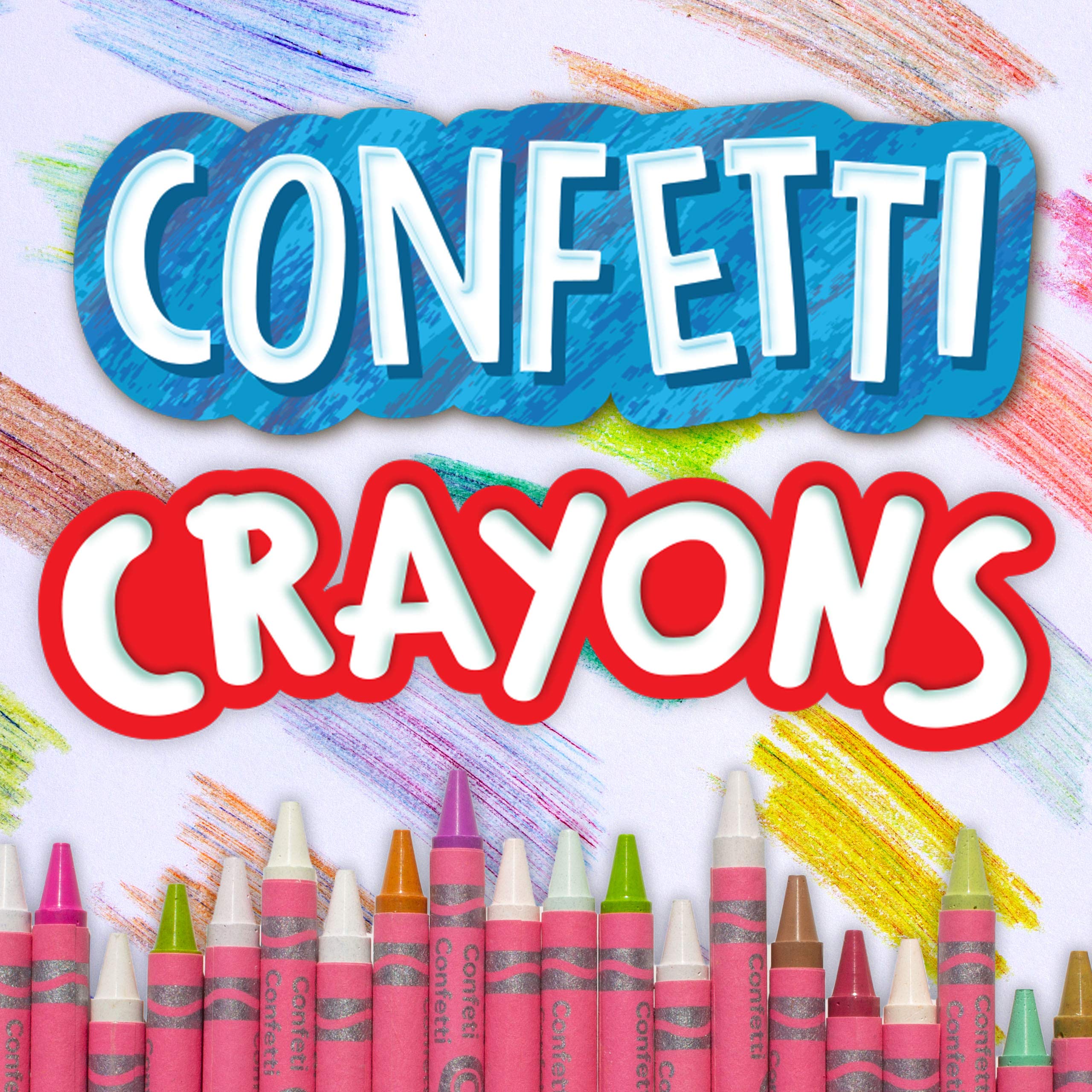 24 ct. Confetti Crayons