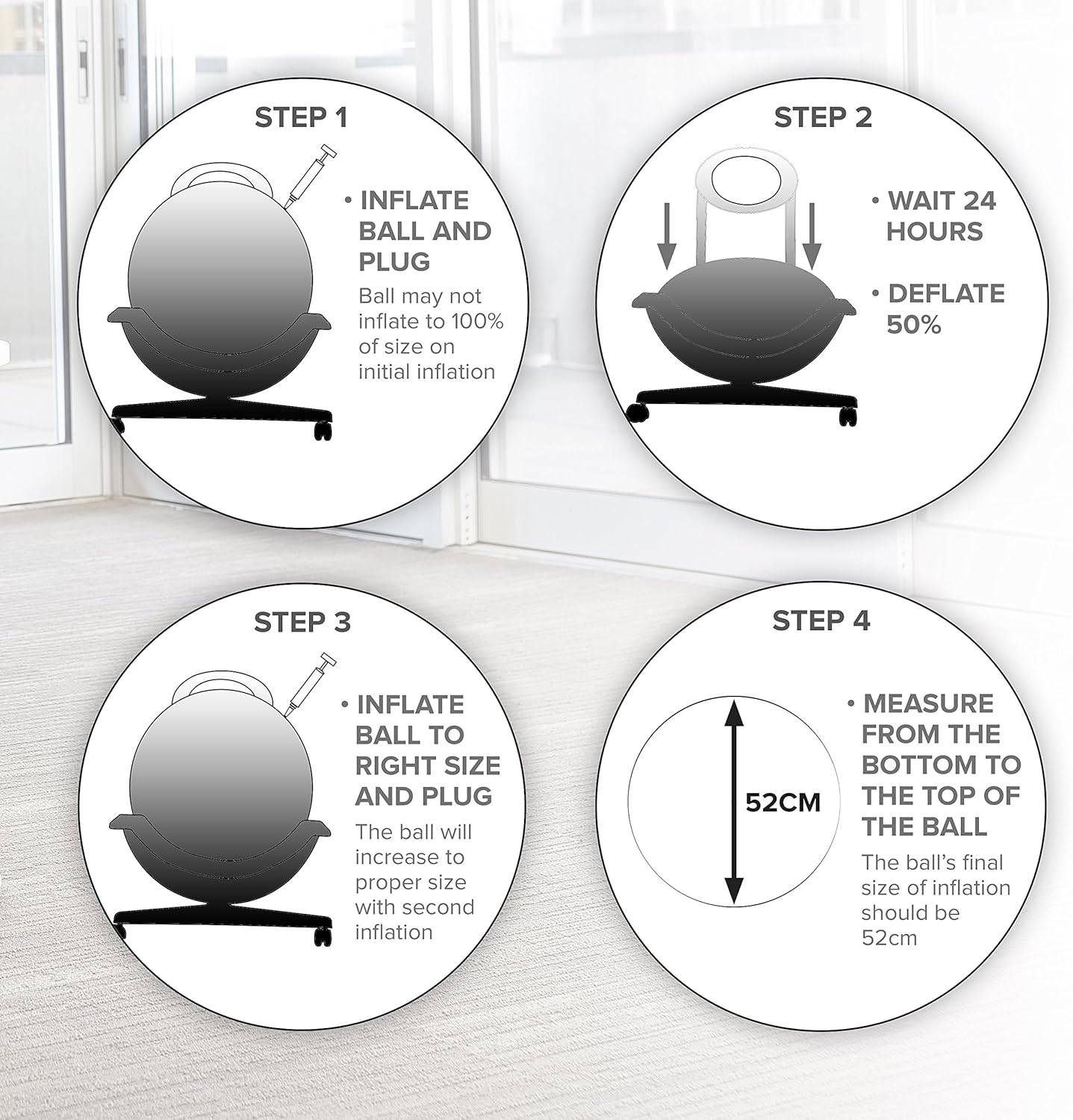 ultimate balance ball chair