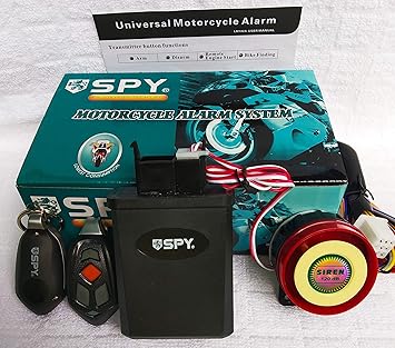 spy motorbike security system